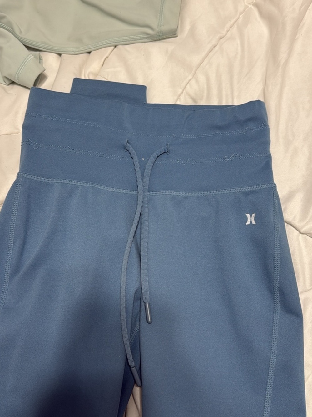 Hurley Girls' Slate Blue Drawstring Active Leggings
